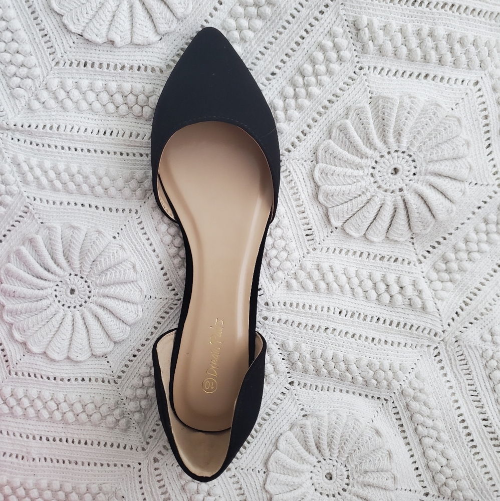 Black d'orsay flats